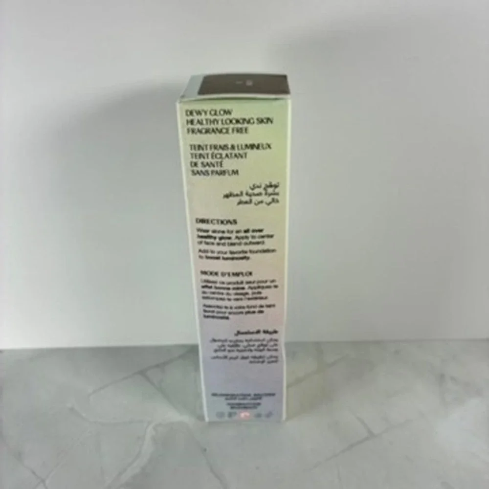 Huda Beauty GloWish Multi Dew Skin Tint 12 Rich Dewy Foundation New NIB 1.35oz